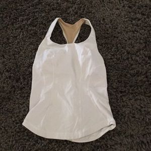 Lululemon white tank
